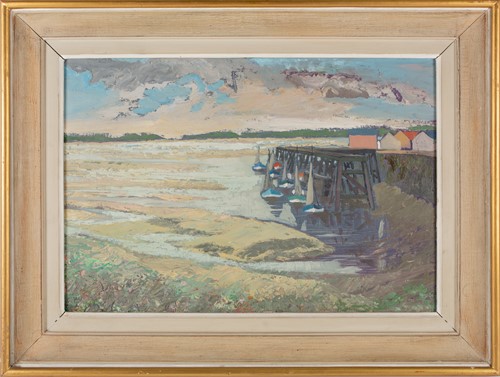 Lot 91 - Willi Rondas (1907-1975) Belgium, Le Port de...