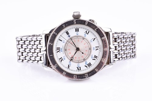 Lot 393 - A Longines 'Lindbergh Hour Angle' automatic...