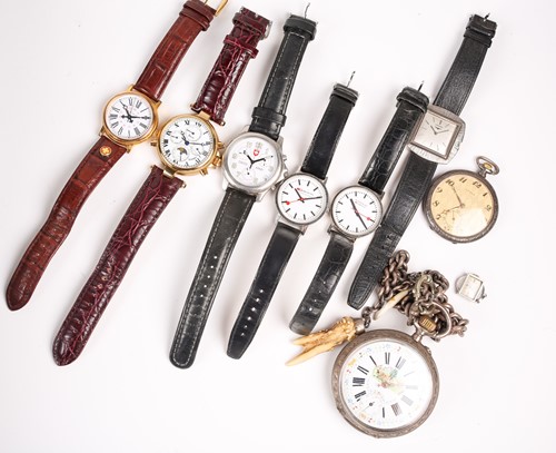 Lot 418 - A collection of assorted watches including a...
