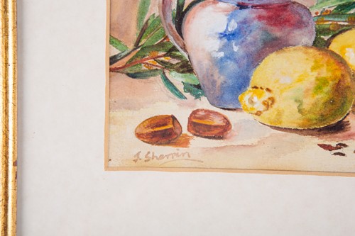 Lot 4 - John Sherrin (1819-1896) British, a still life...