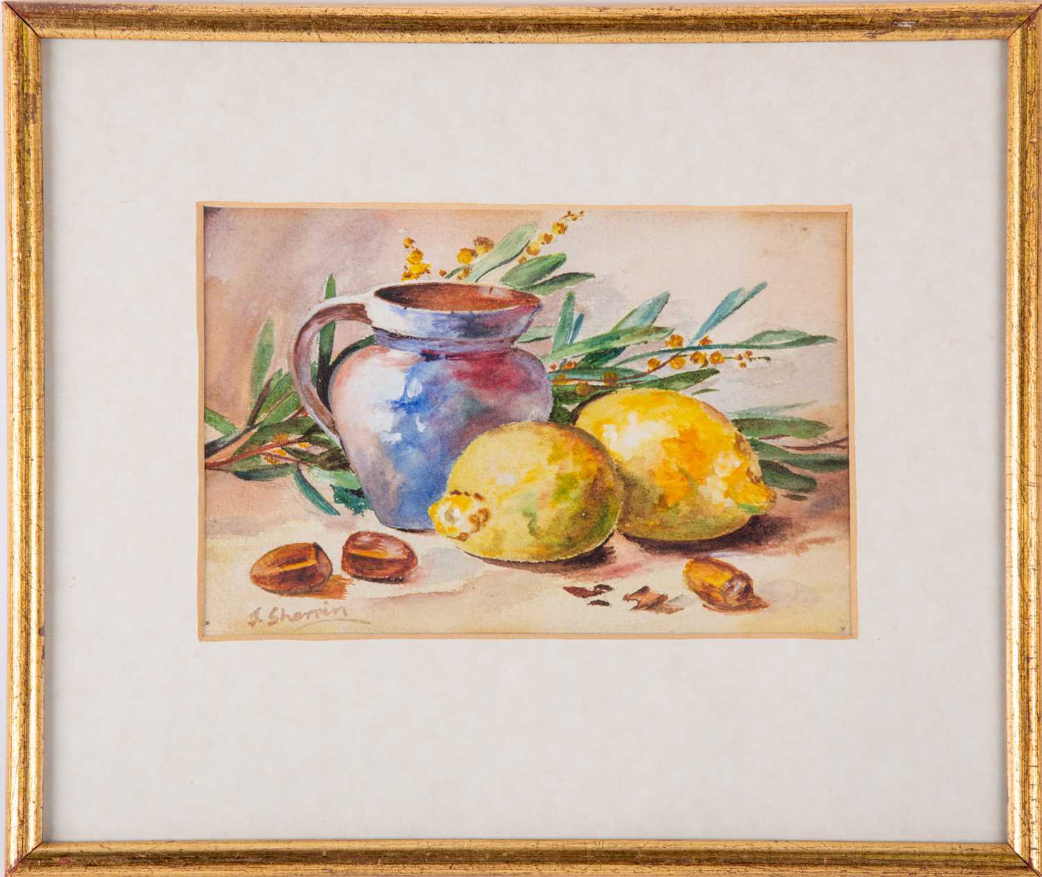Lot 4 - John Sherrin (1819-1896) British, a still life...