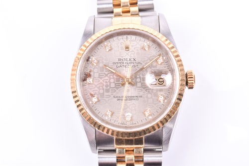 Lot 373 - Rolex. An oyster perpetual datejust...