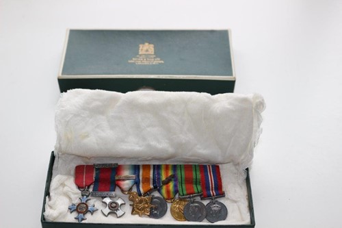 Lot 295 - A WW1 DSO four-medal group, comprising...