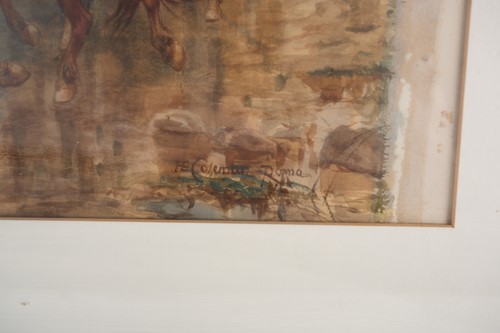 Lot 7 - Enrico Coleman (Italian 1846-1911), a horse...