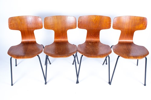 Lot 89 - Arne Jacobsen for Fritz Hansen, a set of four...