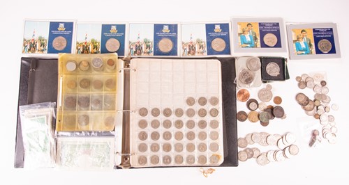 Lot 398 - A quantity of UK silver content coins, to...