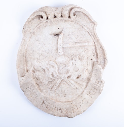 Lot 264 - A nineteenth-century or earlier white marble...