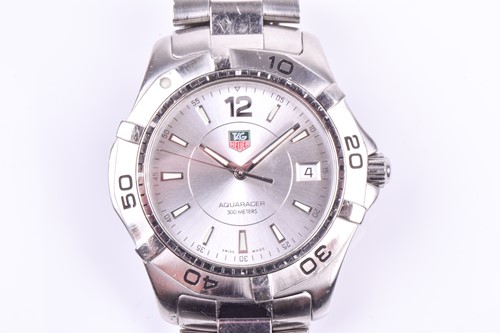 Lot 378 - A Tag Heuer Aquaracer stainless steel...