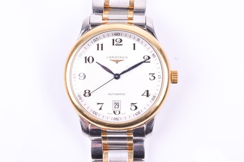 Lot 348 - A Longines Master Collection stainless steel...