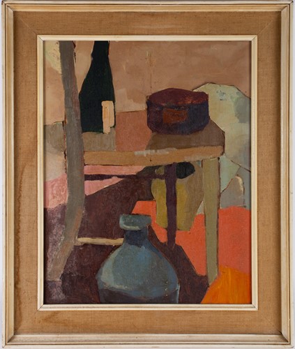 Lot 34 - Babette Pryor (British XX-?), 'Chair with Blue...