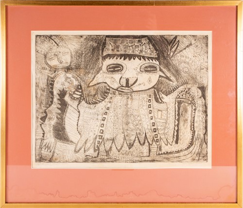 Lot 67 - Twins Seven-Seven (Nigerian 1944-2011), 'The...