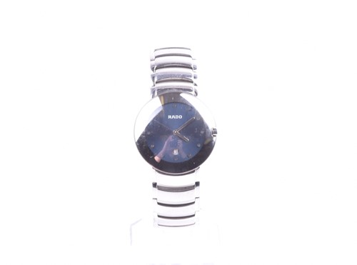 Lot 390 - A Rado Jubile Diastar polished wristwatch, the...