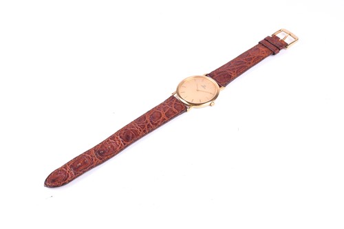Lot 458 - A gentleman's mixed metal Omega de Ville...