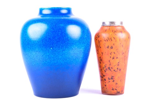 Lot 402 - A Pilkingtons Royal Lancastrian vase, shape...