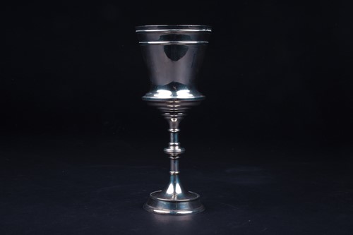 Lot 126 - A Victorian silver goblet, Birmingham 1876 by...