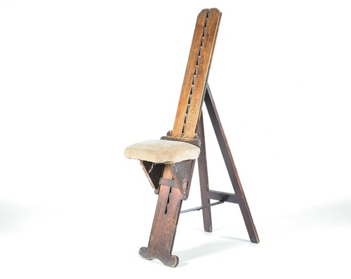 Lot 195 - A 19th century en-plein air artists chair,...