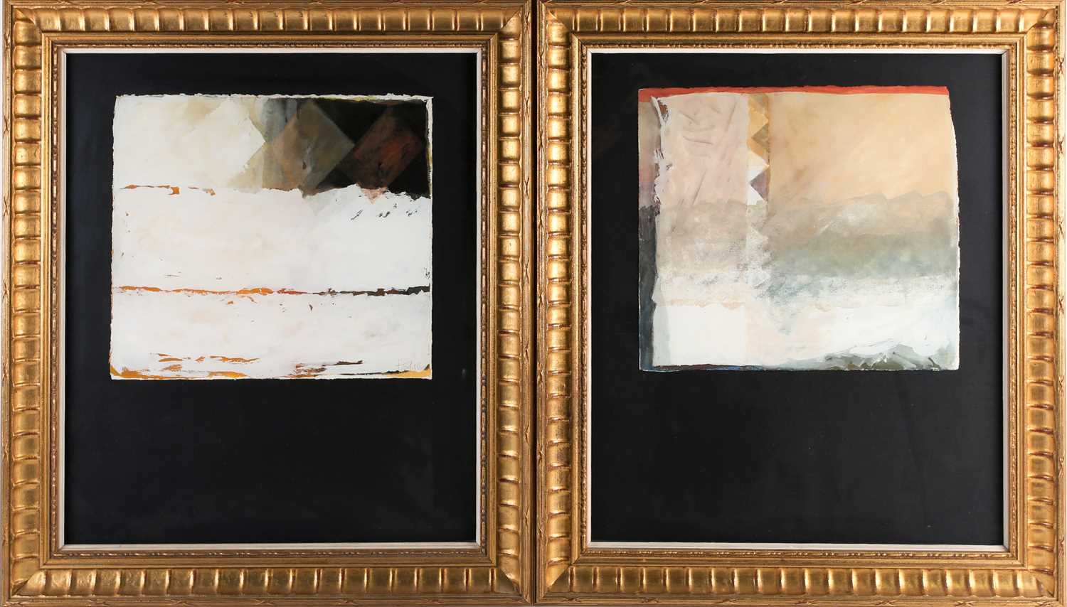 Lot 49 - Hans Tisdall (1910-1997) German, two abstract...