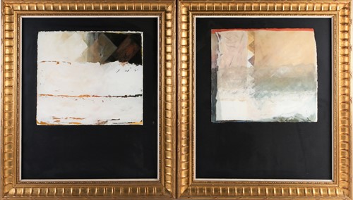 Lot 49 - Hans Tisdall (1910-1997) German, two abstract...