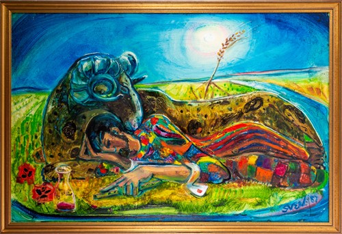 Lot 53 - Sven Berlin (1911-1999) British, 'The Sleeping...