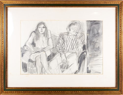 Lot 108 - 20th cenutry school, a pen and watercolour...