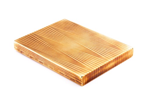 Lot 286 - A 9ct yellow gold Kutchinsky cigarette box,...