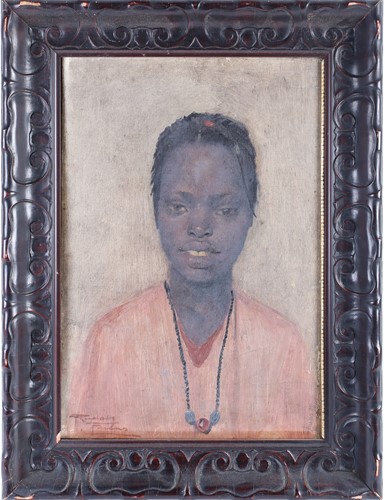 Lot 39 - 20th century School, a head and shoulders...