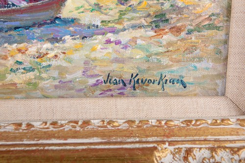Lot 52 - Jean Kevorkian (b.1933) French, 'Barque au...