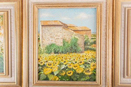 Lot 55 - Chris Wild (b.1945) British, three oils on...