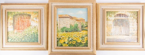 Lot 55 - Chris Wild (b.1945) British, three oils on...