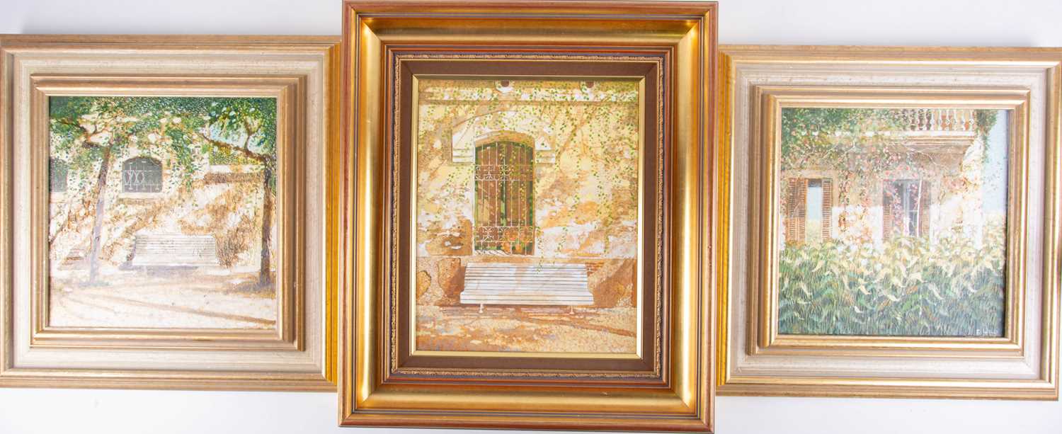 Lot 56 - Chris Wild (b.1945) British, three oils on...