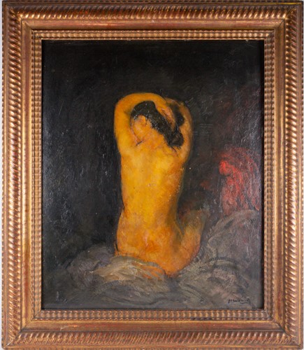 Lot 51 - 19th century school, study of a nude female,...