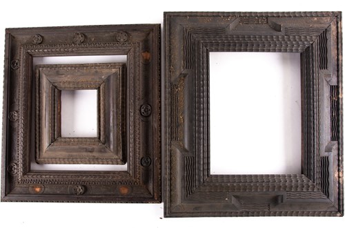 Lot 154 - A group of three old master bolection style...