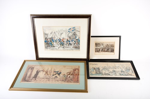 Lot 87 - After George Cruickshank (1792-1878), four...