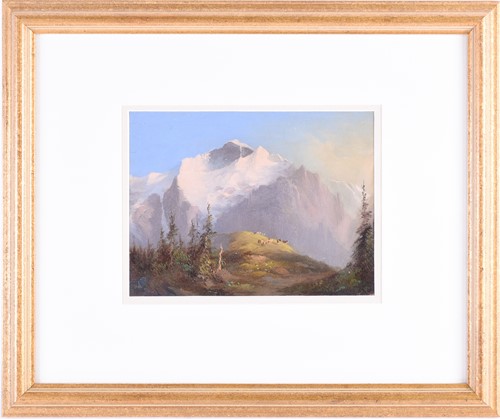 Lot 62 - F. Sonimer (19th century) Swiss,...