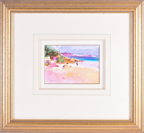 Lot 67 - Peter Graham (b.1959) British, 'Beach Stroll,...