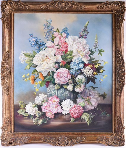 Lot 89 - Ethelwyn Shiel (20th century), a still life...