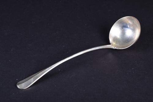 Lot 40 - A late Victorian silver ladle, London 1897 by...