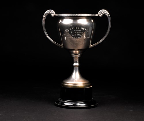 Lot 12 - A George V large silver trophy, Birmingham...