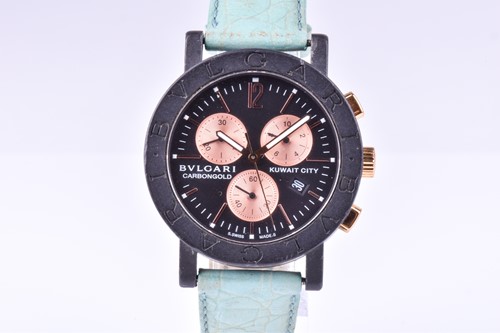 Lot 175 - A Bulgari Carbon Gold Kuwait City limited...