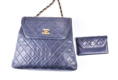 Lot 524 - Chanel. A classic quilted leather handbag, of...