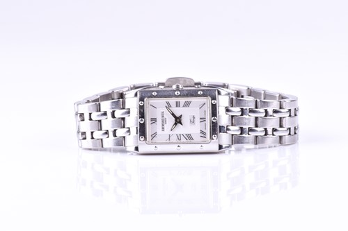 Lot 180 - A ladies Raymond Weil 'Tango' stainless steel...