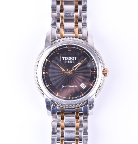 Lot 216 - A Tissot automatic stainless steel wristwatch,...