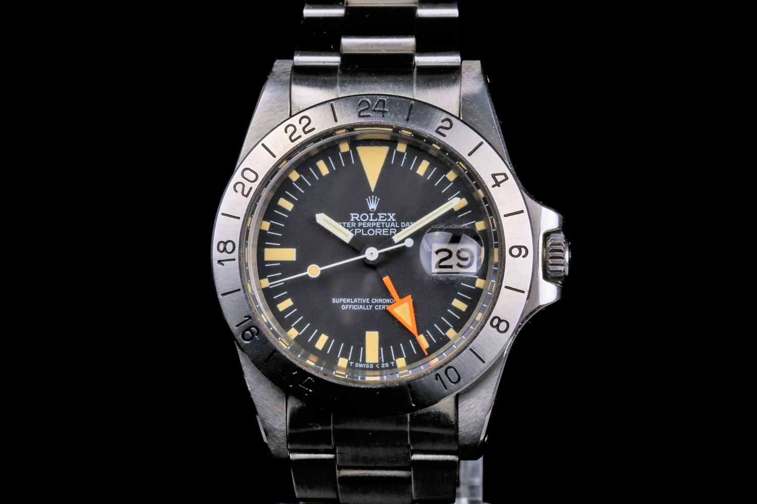 Lot 549 - A 1982 Rolex Oyster Perpetual Date Explorer II...