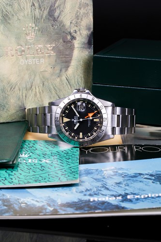 Lot 549 - A 1982 Rolex Oyster Perpetual Date Explorer II...