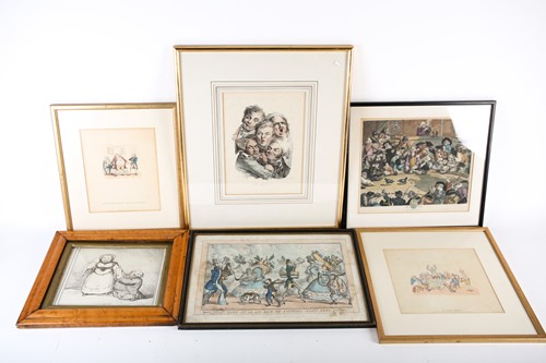Lot 109 - After Thomas Rowlandson (1757-1827), two...