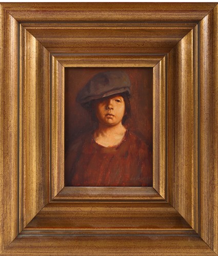 Lot 69 - Ken Moroney (1949-2018) British, half-length...