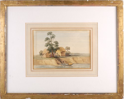 Lot 48 - Late 19th century school, a landscape view...