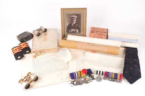 Lot 360 - A group of medals (with accompanying...