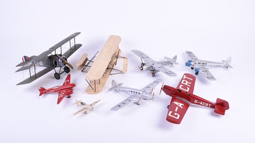 Lot 499 - Five W.O. Doylend miniature hardwood model...