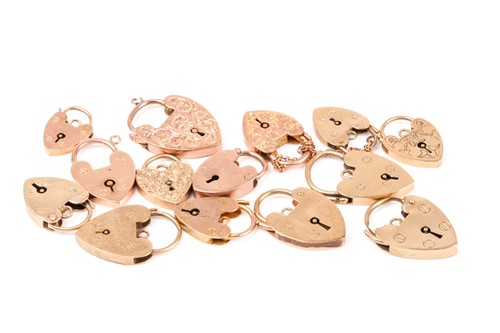 Lot 763 - A group of various 9ct yellow and rose gold...